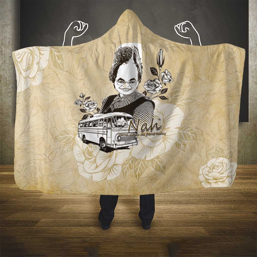 Nah Rosa Parks Hooded Blanket Black Women History