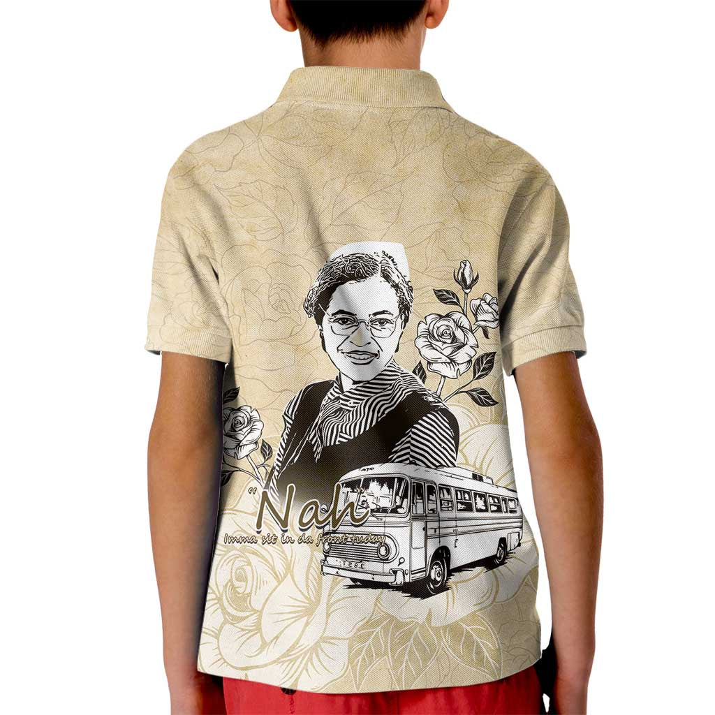 Nah Rosa Parks Kid Polo Shirt Black Women History