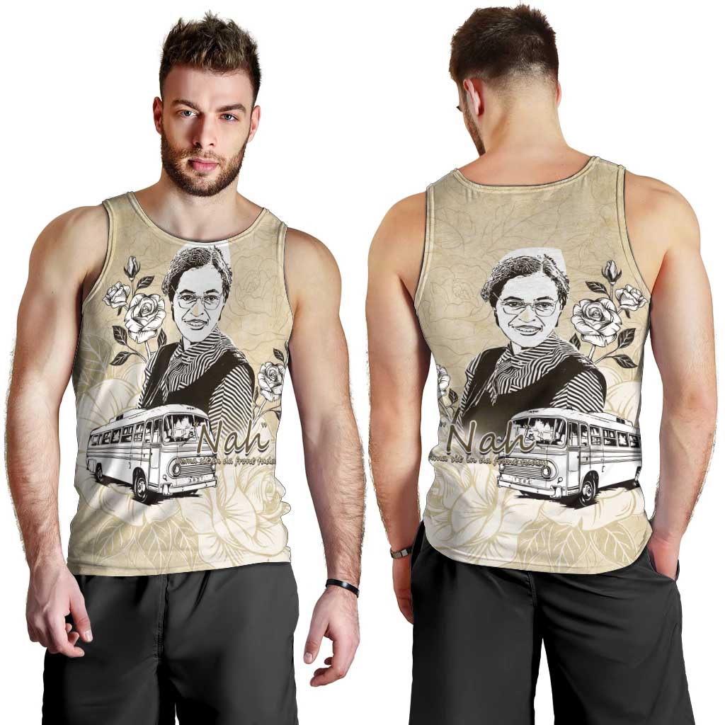 Nah Rosa Parks Men Tank Top Black Women History