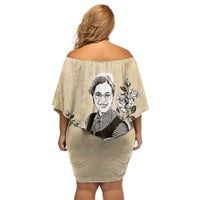 Nah Rosa Parks Off Shoulder Short Dress Black Women History