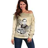Nah Rosa Parks Off Shoulder Sweater Black Women History