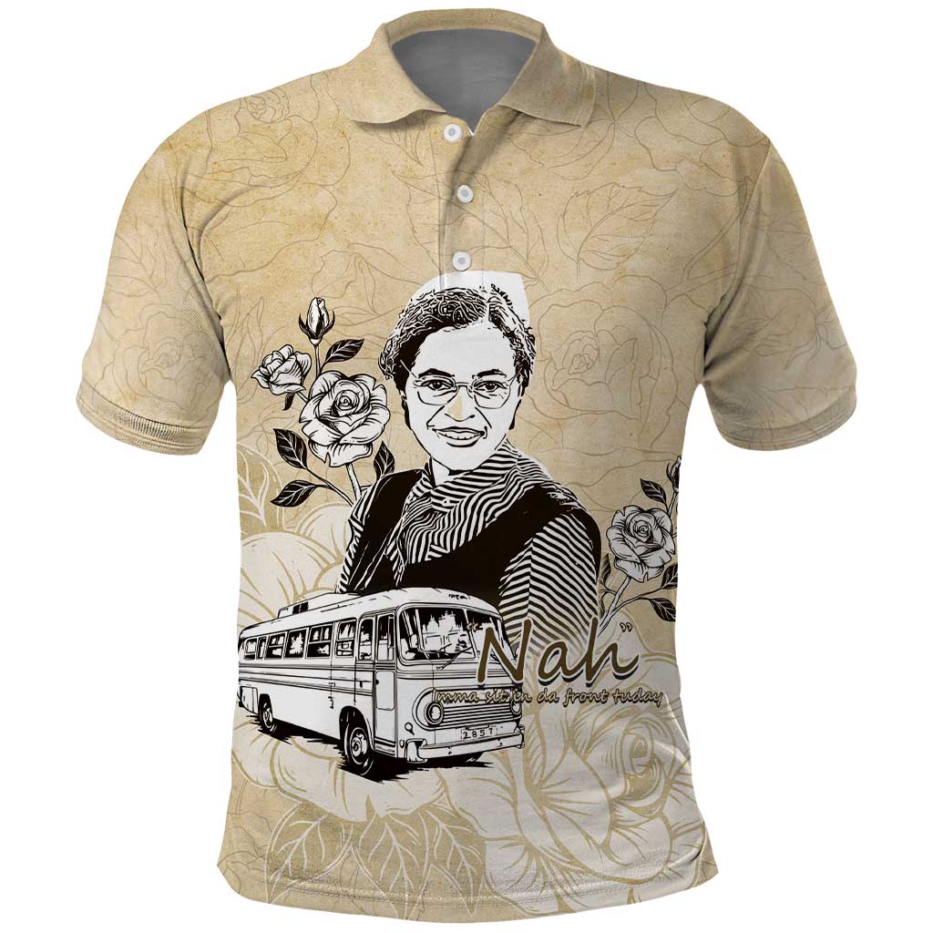 Nah Rosa Parks Polo Shirt Black Women History
