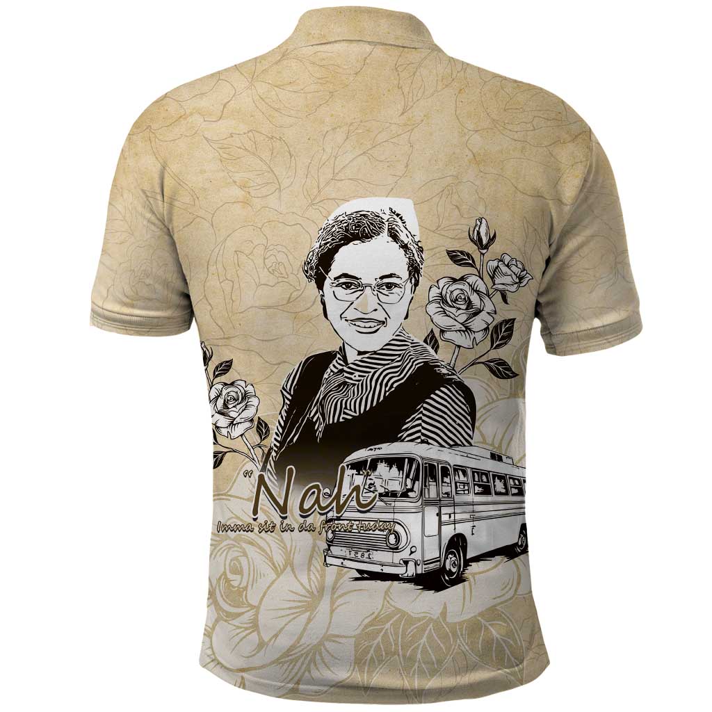 Nah Rosa Parks Polo Shirt Black Women History