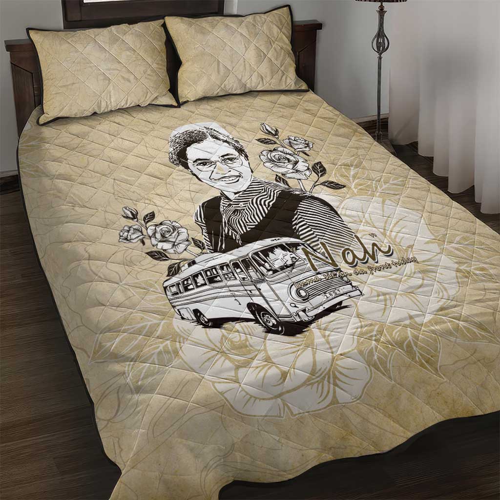 Nah Rosa Parks Quilt Bed Set Black Women History