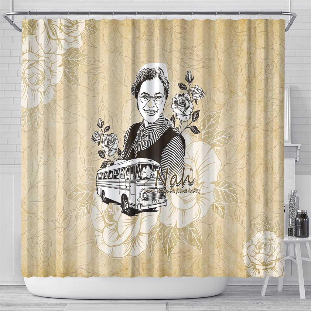 Nah Rosa Parks Shower Curtain Black Women History
