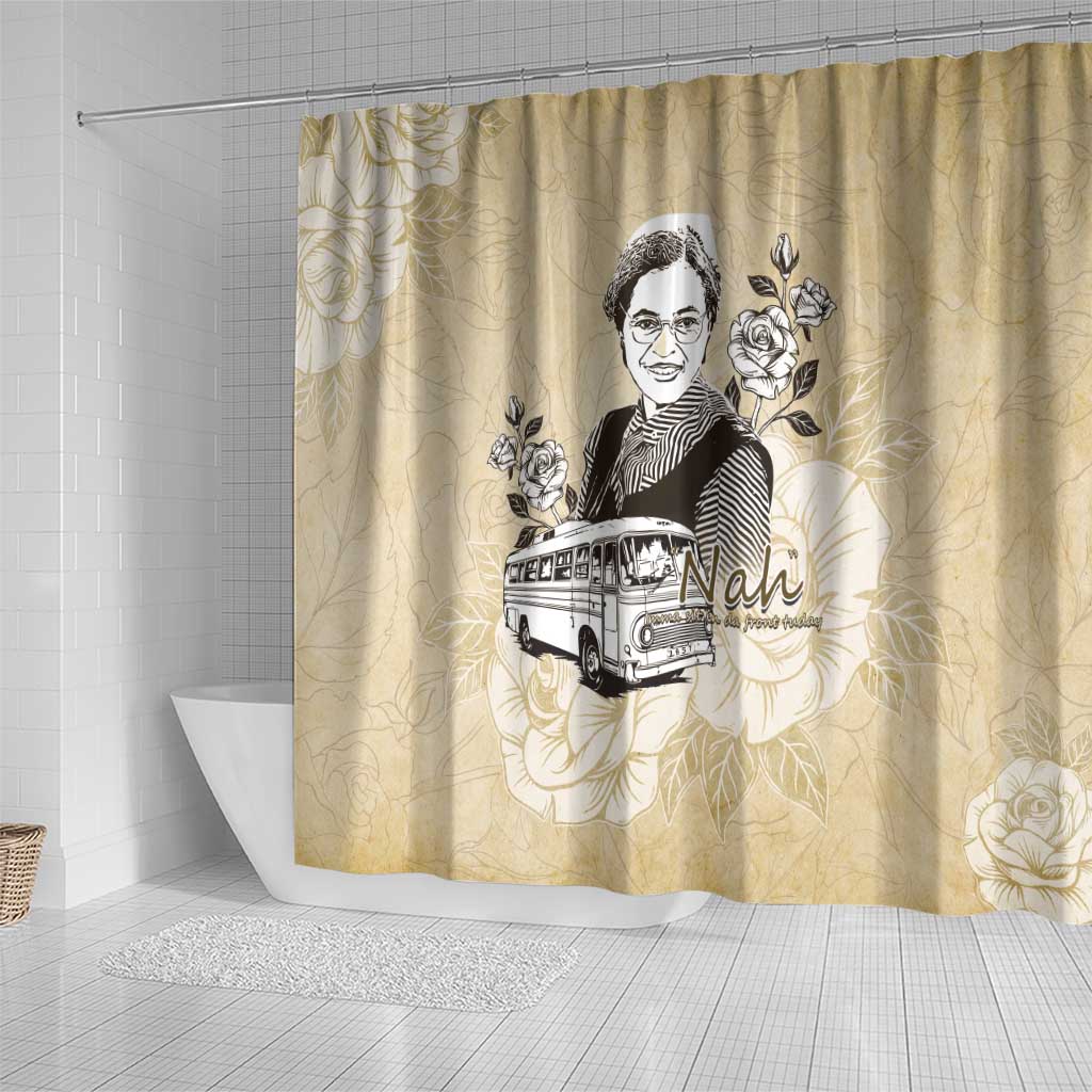 Nah Rosa Parks Shower Curtain Black Women History