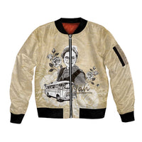 Nah Rosa Parks Sleeve Zip Bomber Jacket Black Women History