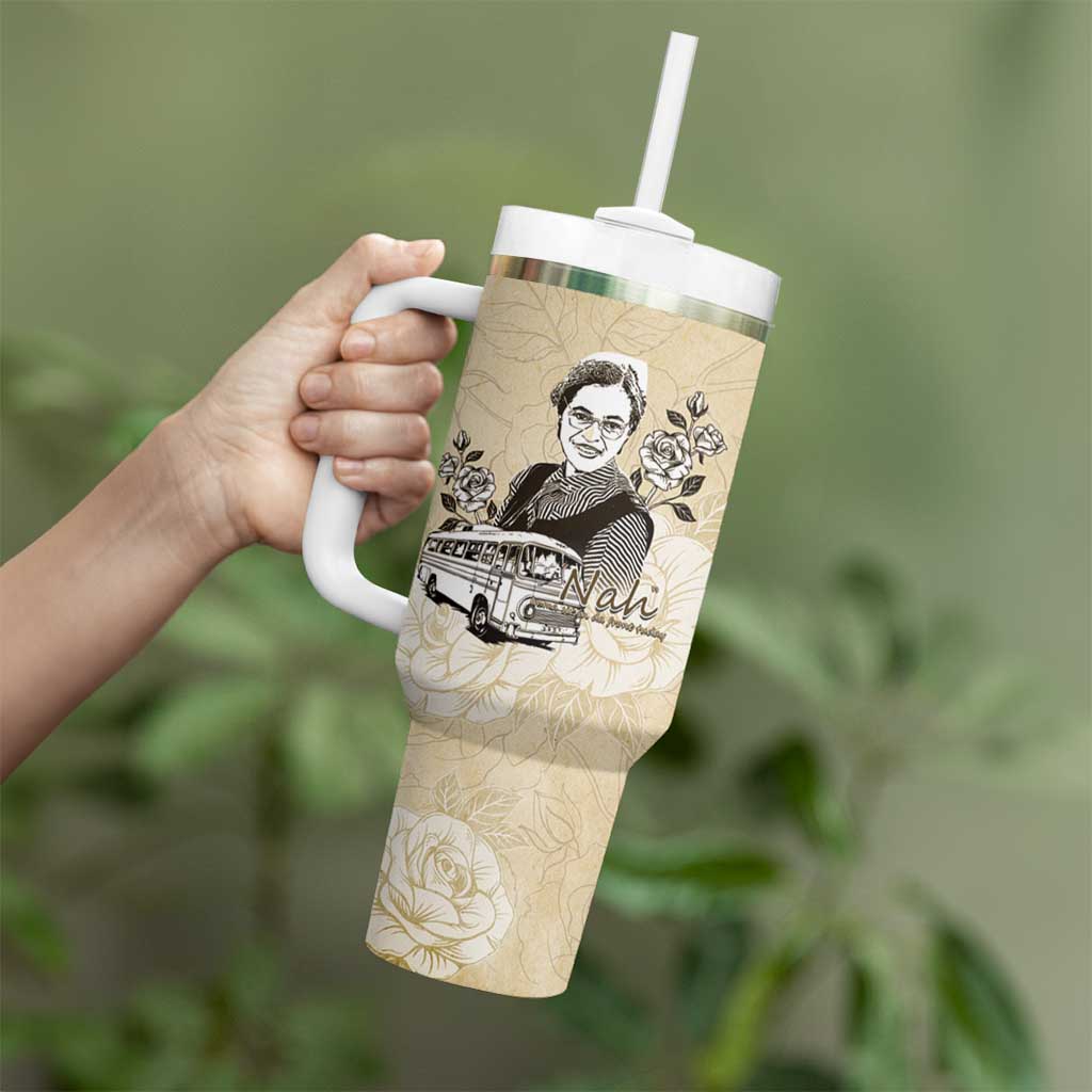 Nah Rosa Parks Tumbler With Handle Black Women History