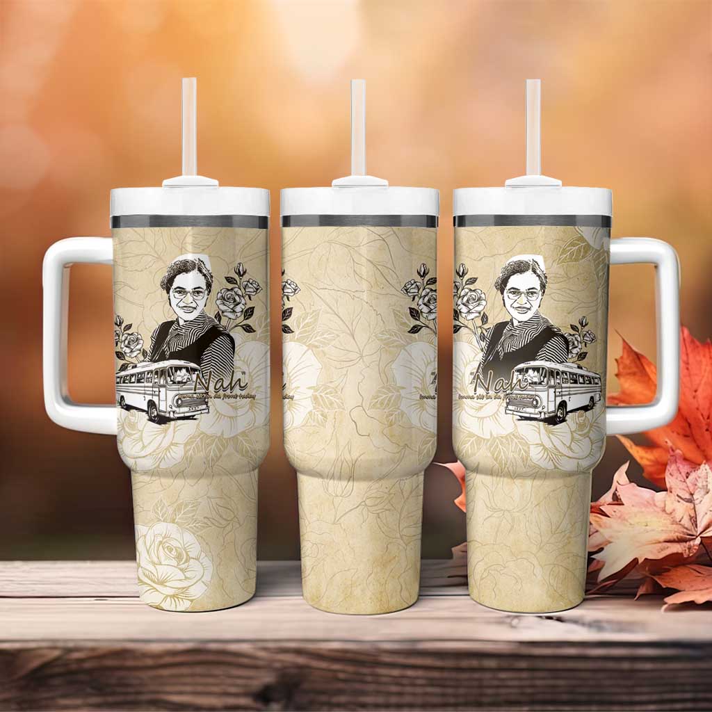 Nah Rosa Parks Tumbler With Handle Black Women History