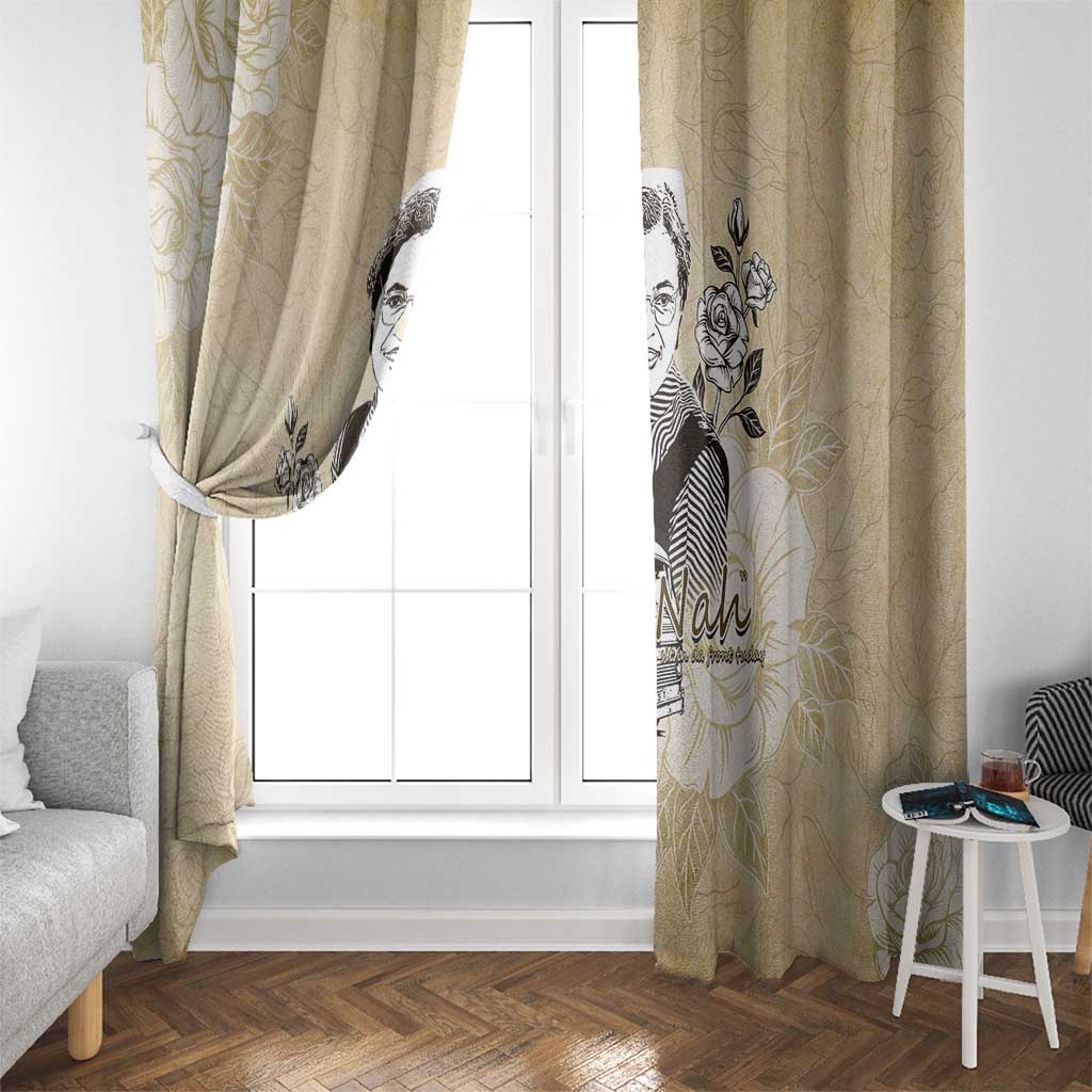 Nah Rosa Parks Window Curtain Black Women History