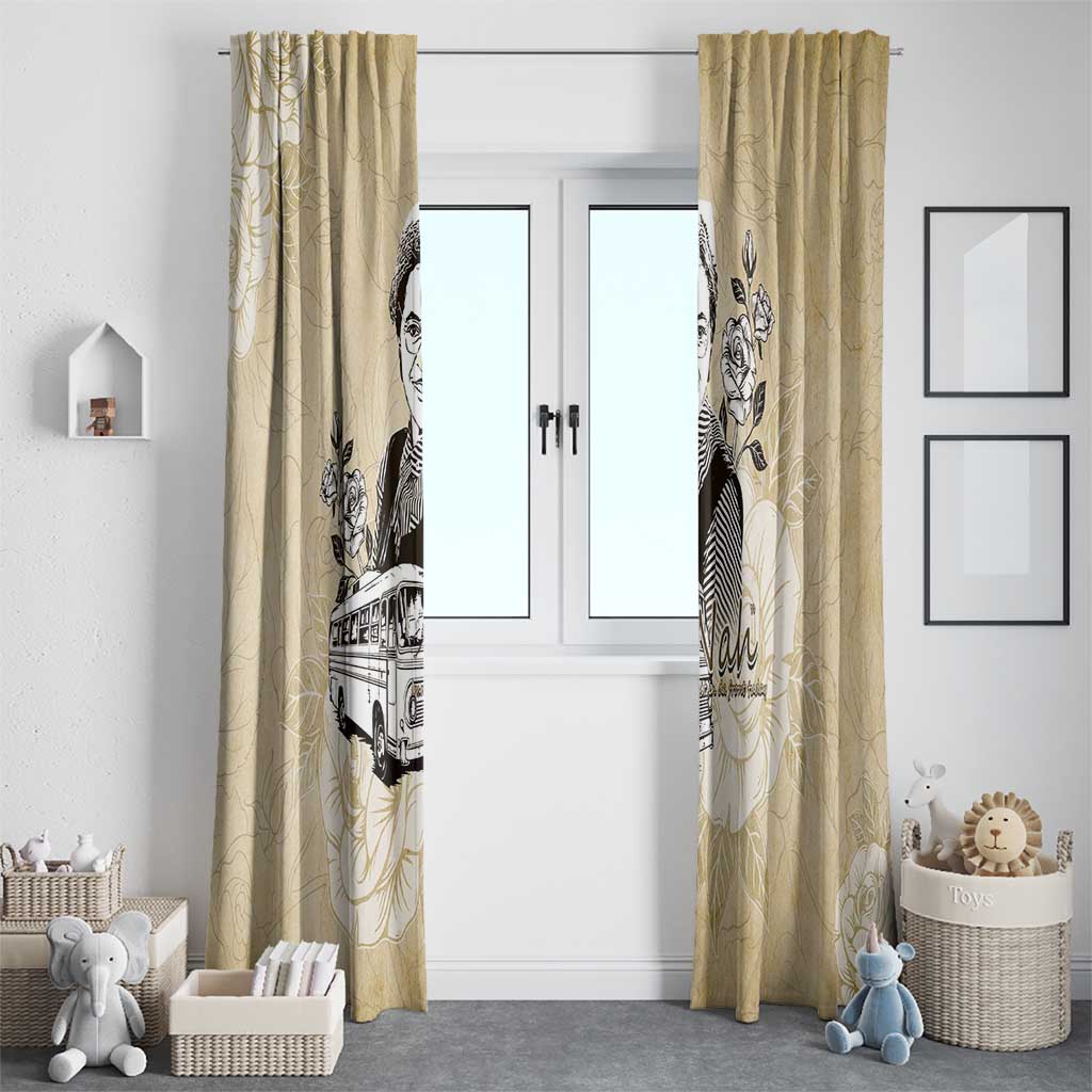 Nah Rosa Parks Window Curtain Black Women History