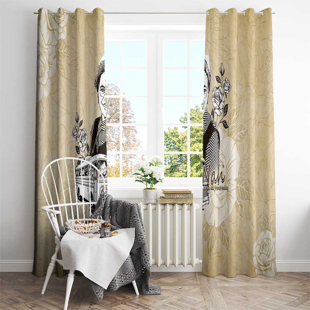 Nah Rosa Parks Window Curtain Black Women History