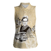 Nah Rosa Parks Women Sleeveless Polo Shirt Black Women History