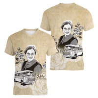 Nah Rosa Parks Women V-Neck T-Shirt Black Women History