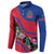 Personalized Haiti Button Sweatshirt Tropical Hibiscus Flowers DT05