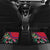 Personalized Haiti Car Mats Tropical Hibiscus Flowers