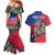 Personalized Haiti Couples Matching Mermaid Dress and Hawaiian Shirt Tropical Hibiscus Flowers DT05