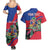 Personalized Haiti Couples Matching Summer Maxi Dress and Hawaiian Shirt Tropical Hibiscus Flowers DT05