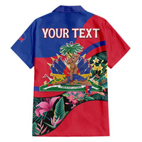 Personalized Haiti Family Matching Long Sleeve Bodycon Dress and Hawaiian Shirt Tropical Hibiscus Flowers DT05