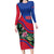Personalized Haiti Family Matching Long Sleeve Bodycon Dress and Hawaiian Shirt Tropical Hibiscus Flowers DT05