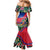 Personalized Haiti Family Matching Mermaid Dress and Hawaiian Shirt Tropical Hibiscus Flowers DT05