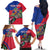 Personalized Haiti Family Matching Off The Shoulder Long Sleeve Dress and Hawaiian Shirt Tropical Hibiscus Flowers DT05