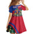 Personalized Haiti Family Matching Off Shoulder Short Dress and Hawaiian Shirt Tropical Hibiscus Flowers DT05