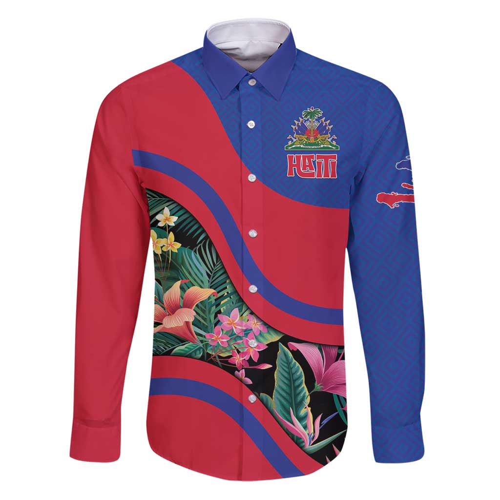 Personalized Haiti Family Matching Puletasi and Hawaiian Shirt Tropical Hibiscus Flowers DT05