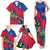 Personalized Haiti Family Matching Tank Maxi Dress and Hawaiian Shirt Tropical Hibiscus Flowers DT05