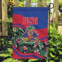 Personalized Haiti Garden Flag Tropical Hibiscus Flowers