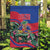 Personalized Haiti Garden Flag Tropical Hibiscus Flowers
