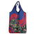 Personalized Haiti Grocery Bag Tropical Hibiscus Flowers