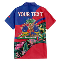Personalized Haiti Hawaiian Shirt Tropical Hibiscus Flowers DT05