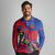 Personalized Haiti Long Sleeve Polo Shirt Tropical Hibiscus Flowers DT05