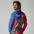 Personalized Haiti Long Sleeve Polo Shirt Tropical Hibiscus Flowers DT05
