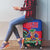 Personalized Haiti Luggage Cover Tropical Hibiscus Flowers