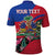 Personalized Haiti Polo Shirt Tropical Hibiscus Flowers DT05