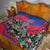 Personalized Haiti Quilt Tropical Hibiscus Flowers