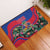 Personalized Haiti Rubber Doormat Tropical Hibiscus Flowers