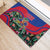 Personalized Haiti Rubber Doormat Tropical Hibiscus Flowers