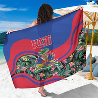 Personalized Haiti Sarong Tropical Hibiscus Flowers