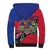 Personalized Haiti Sherpa Hoodie Tropical Hibiscus Flowers DT05