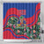 Personalized Haiti Shower Curtain Tropical Hibiscus Flowers