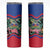 Personalized Haiti Skinny Tumbler Tropical Hibiscus Flowers