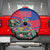 Personalized Haiti Spare Tire Cover Tropical Hibiscus Flowers