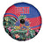 Personalized Haiti Spare Tire Cover Tropical Hibiscus Flowers