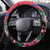 Haiti Steering Wheel Cover Tropical Hibiscus Flowers