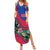 Personalized Haiti Summer Maxi Dress Tropical Hibiscus Flowers DT05