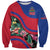 Personalized Haiti Sweatshirt Tropical Hibiscus Flowers DT05