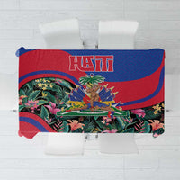 Personalized Haiti Tablecloth Tropical Hibiscus Flowers
